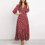 Marina™ | Floral button-front midi dress