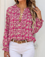 Rue Ethnic Floral Blouse