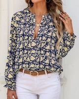 Rue Ethnic Floral Blouse