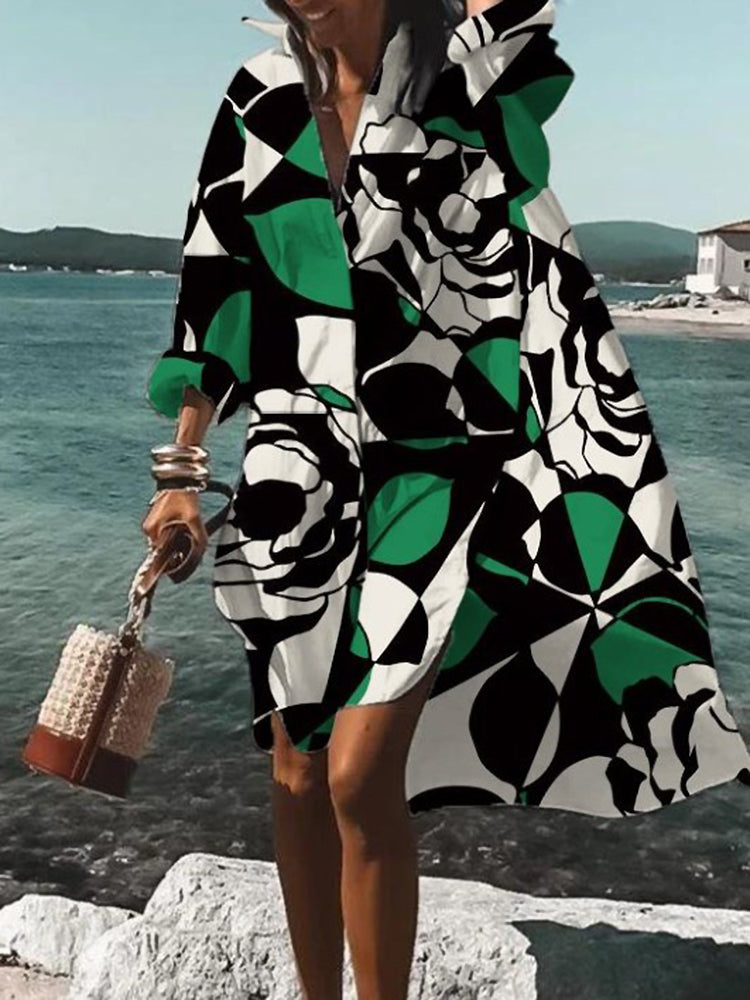 Zanira™ | Kleid mit Knopfleiste