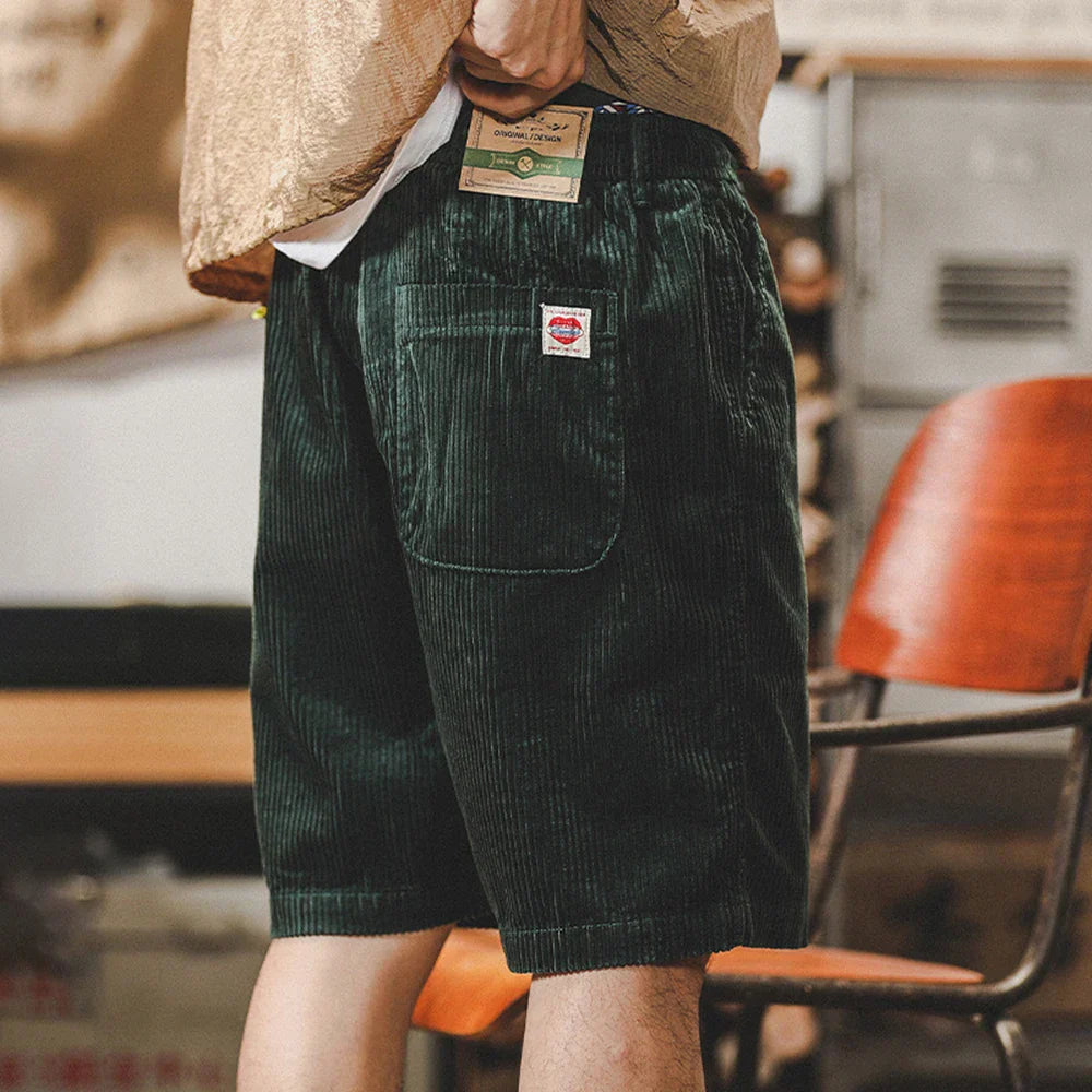 Halsten™ | Loose-fitting corduroy shorts