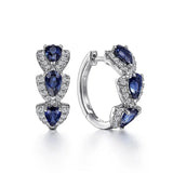 Royal | Sapphire Crest Earrings