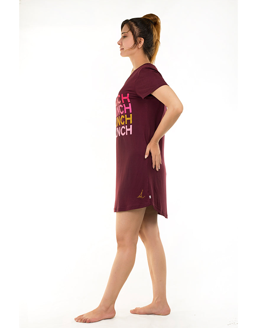 Brunch Sleep Shirt – Fig