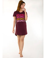 Brunch Sleep Shirt – Fig