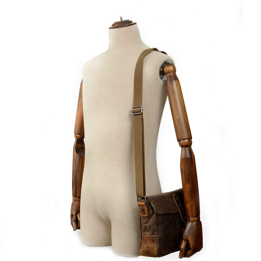 Small Canvas Messenger Bag | Theron 