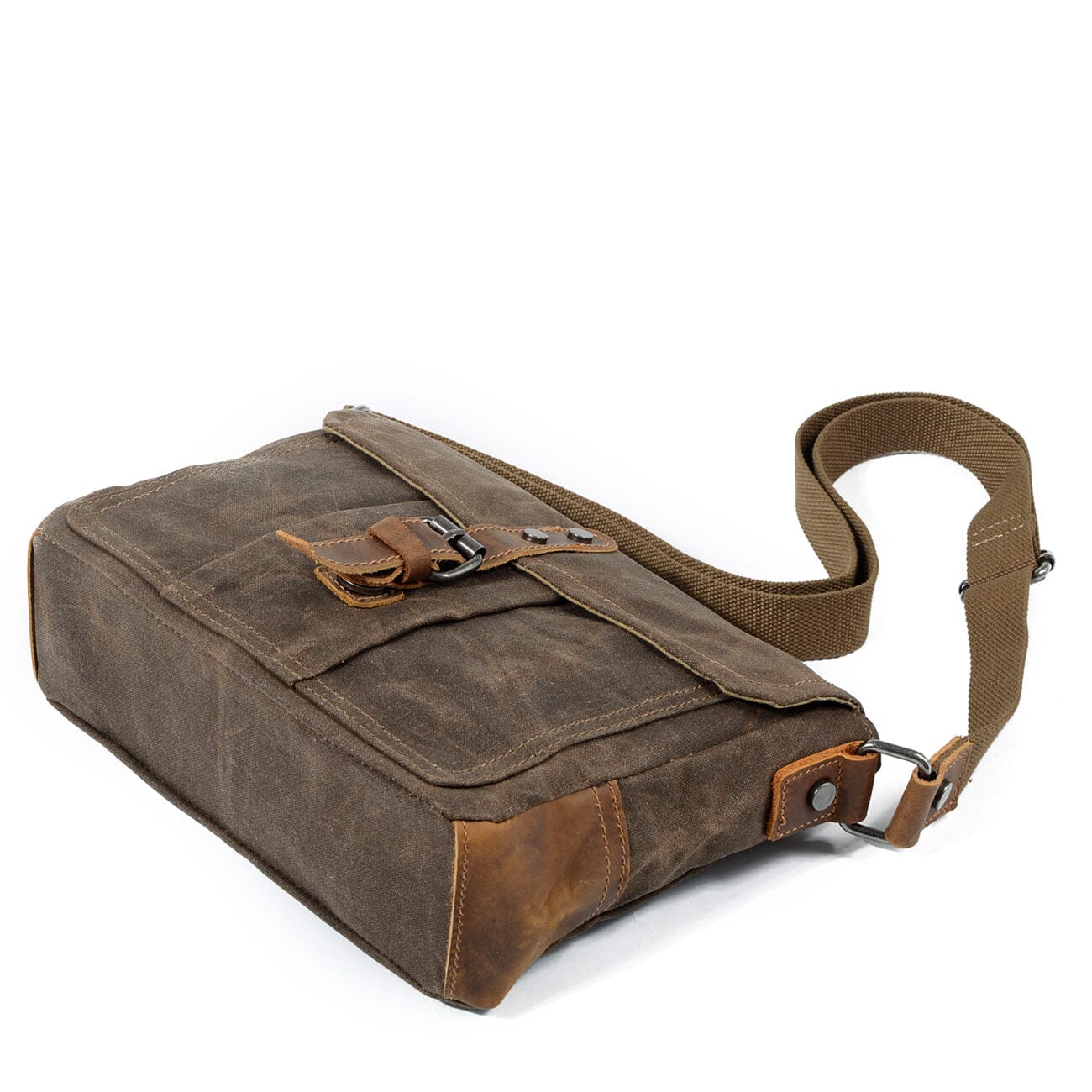 Small Canvas Messenger Bag | Theron 