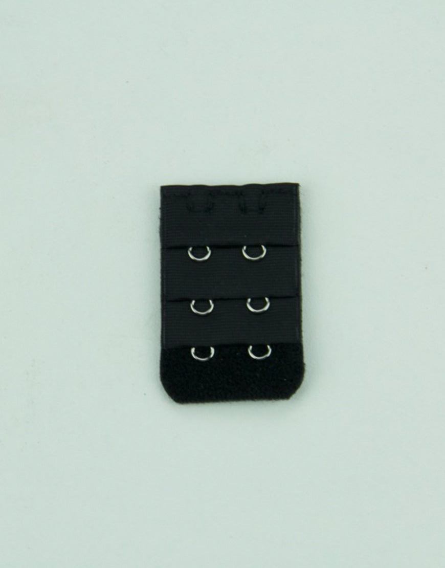 Bra extender with 2 hooks and 3 rows of spacing