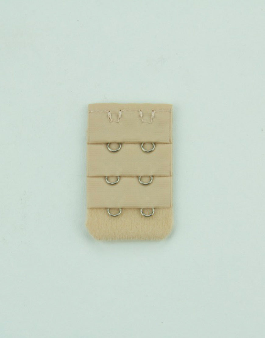 Bra extender with 2 hooks and 3 rows of spacing