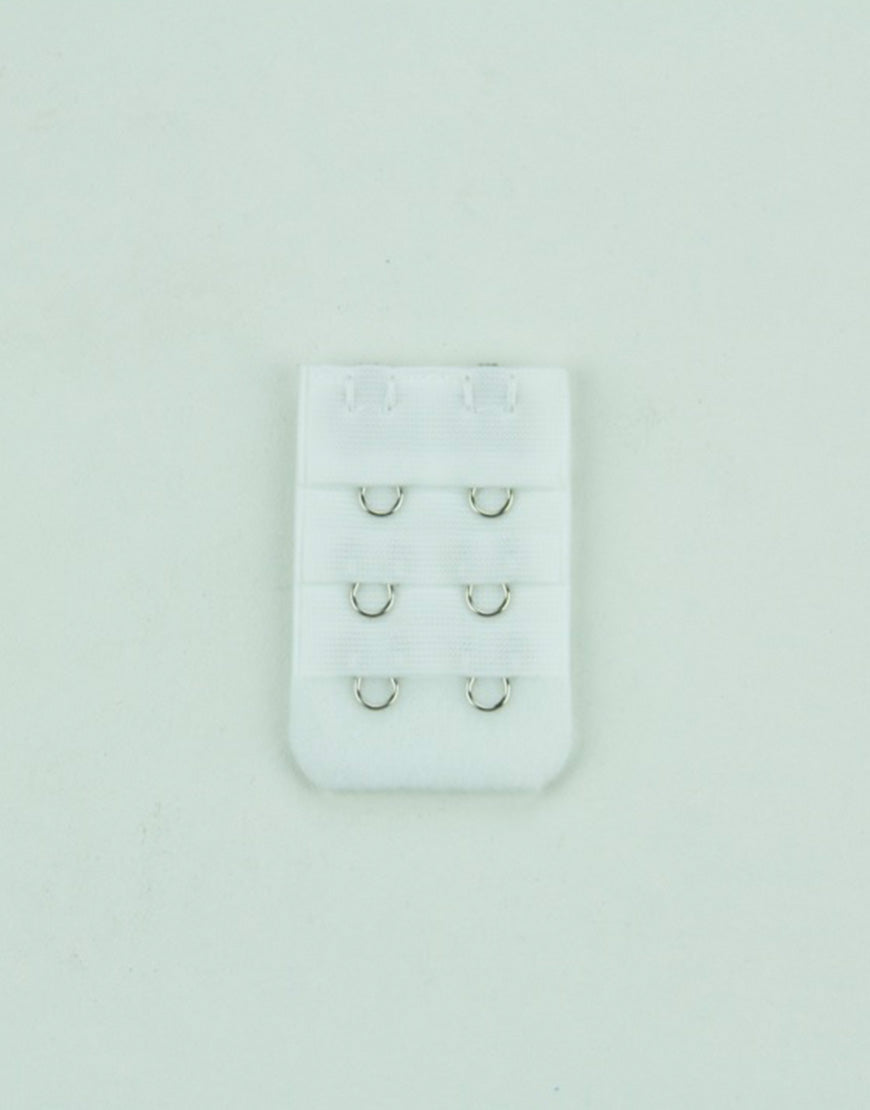 Bra extender with 2 hooks and 3 rows of spacing