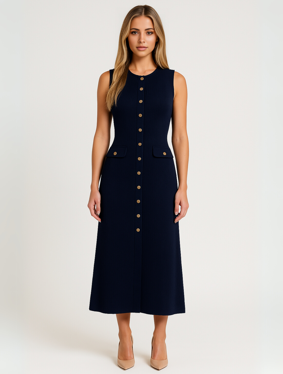 Lily™ | Structured classic midi dress