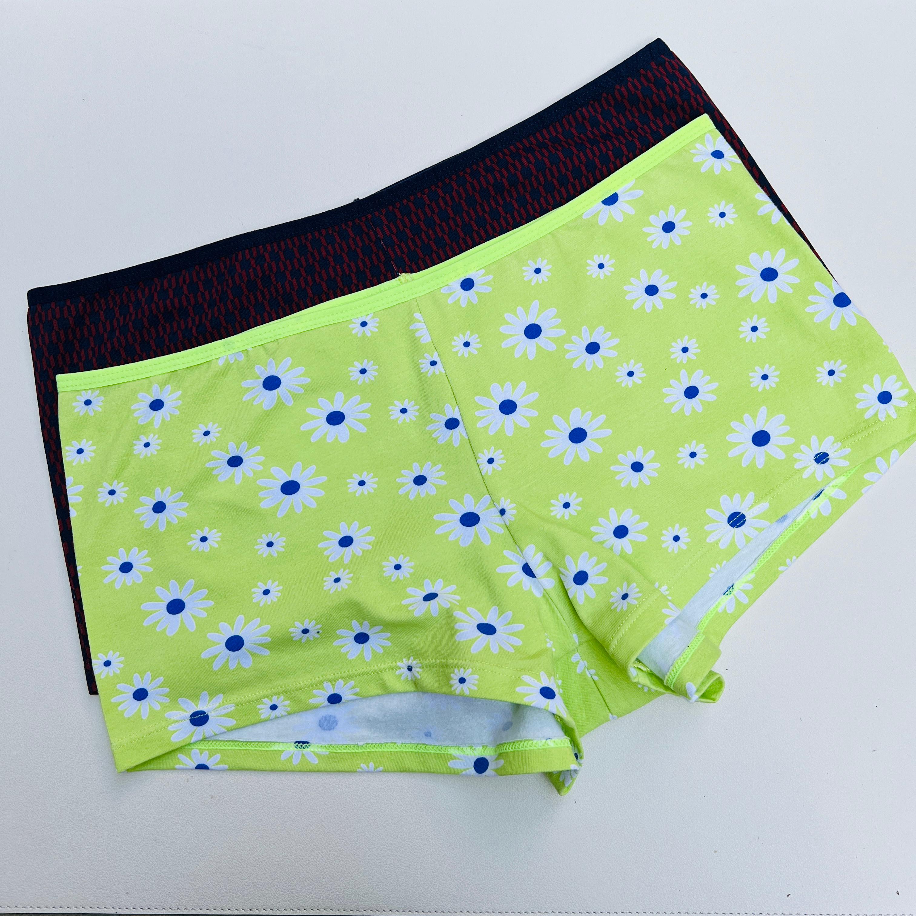 SUPER SOFT BOYSHORTS COTTON PANTIES - RED HEARTS