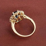 Vionne | Sapphire Gold Ring