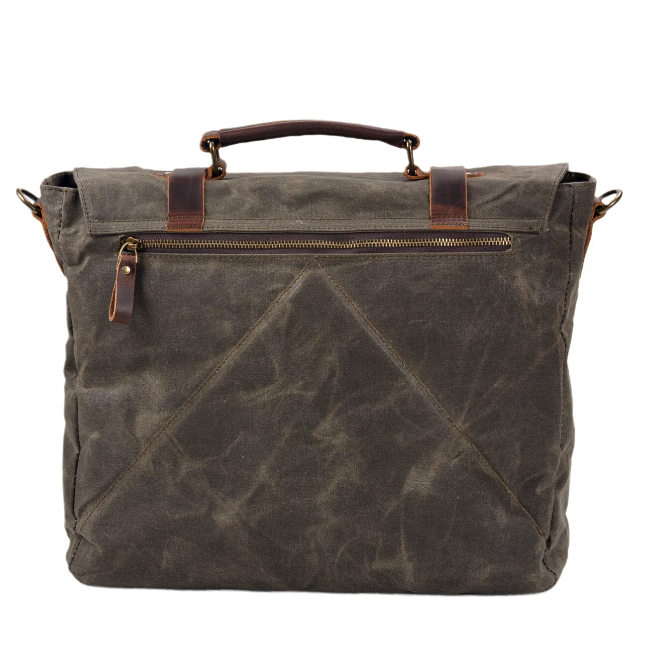 Canvas and Leather Messenger Bag | Wilder 
