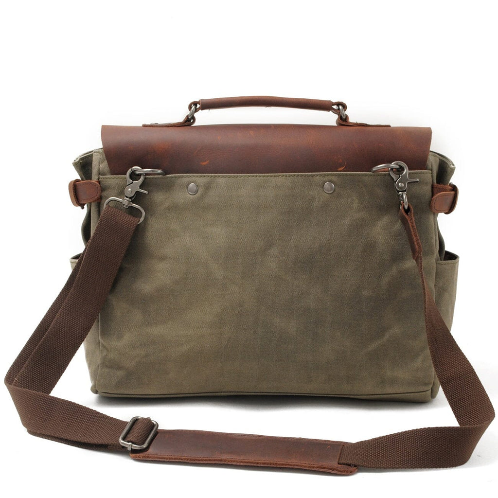 Canvas Crossbody Messenger Bag | Caius 