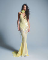 Nisari™ | Floral Dress with Choker