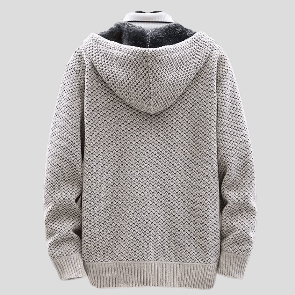 Alaric™ | Heritage knit zip hoodie