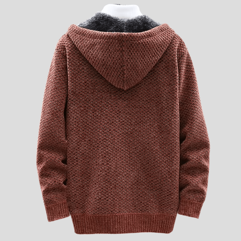 Alaric™ | Heritage knit zip hoodie