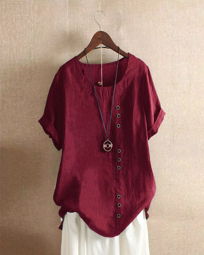Noelle™ | Casual Simple Blouse