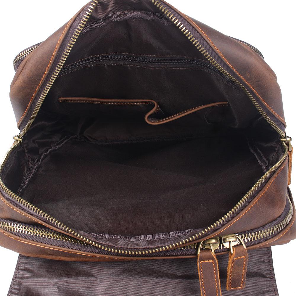 Stellan™ | Brauner Leder-Rucksack