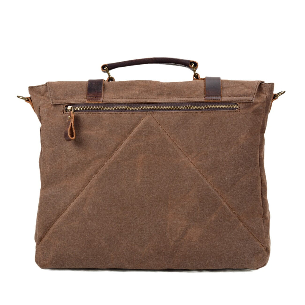 Canvas and Leather Messenger Bag | Wilder 