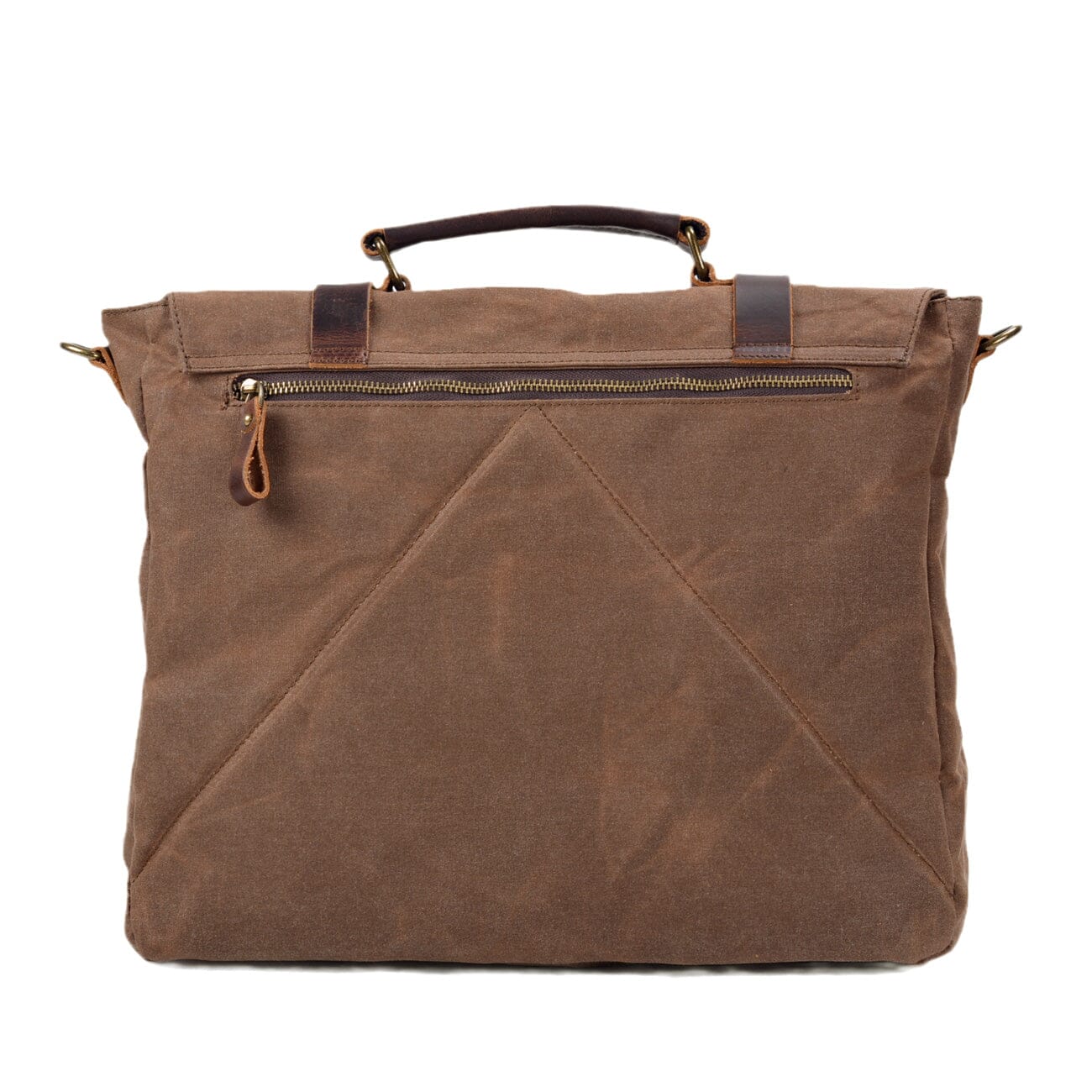 Canvas and Leather Messenger Bag | Wilder 