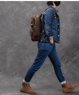 Journey™ | Brown Leather Backpack