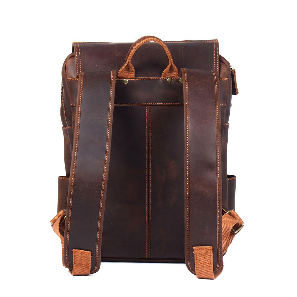 Stellan™ | Brauner Leder-Rucksack