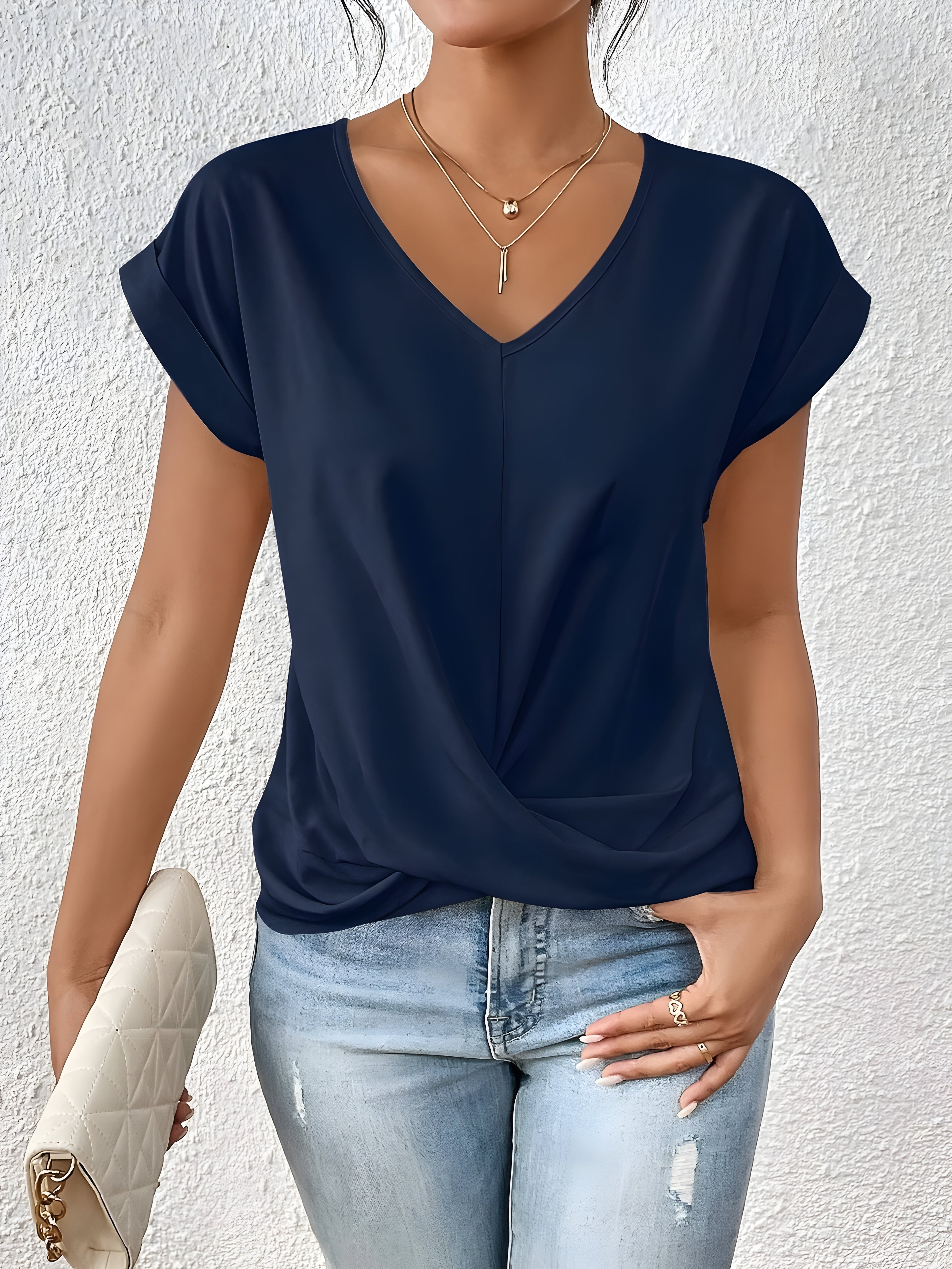 Velani™ | Chic front knot top