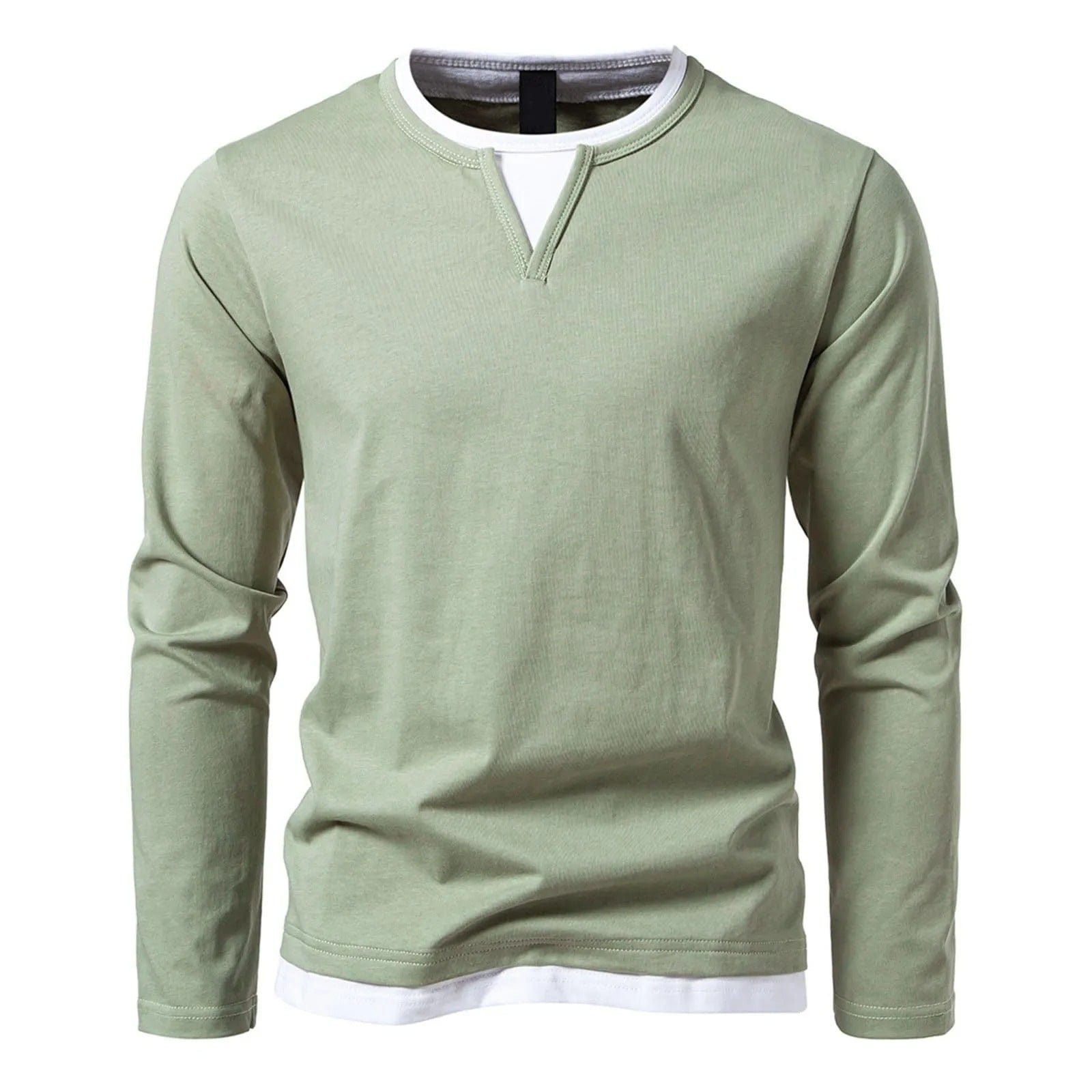 Eden™ | Casual Henley Long Sleeve Shirt