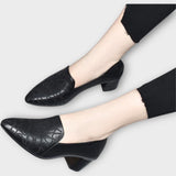 Seliora™ | Embossed Pattern Heels 