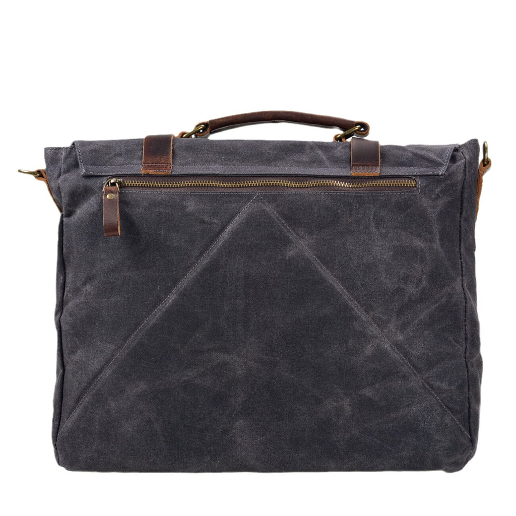 Canvas and Leather Messenger Bag | Wilder 