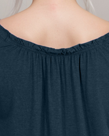 Two-piece cotton-viscose pajama set – Navy