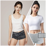 SUPER WEICHE PACK MIT 2 BOYSHORTS BAUMWOLL-SLIPS - PUNKTE + GAME ON