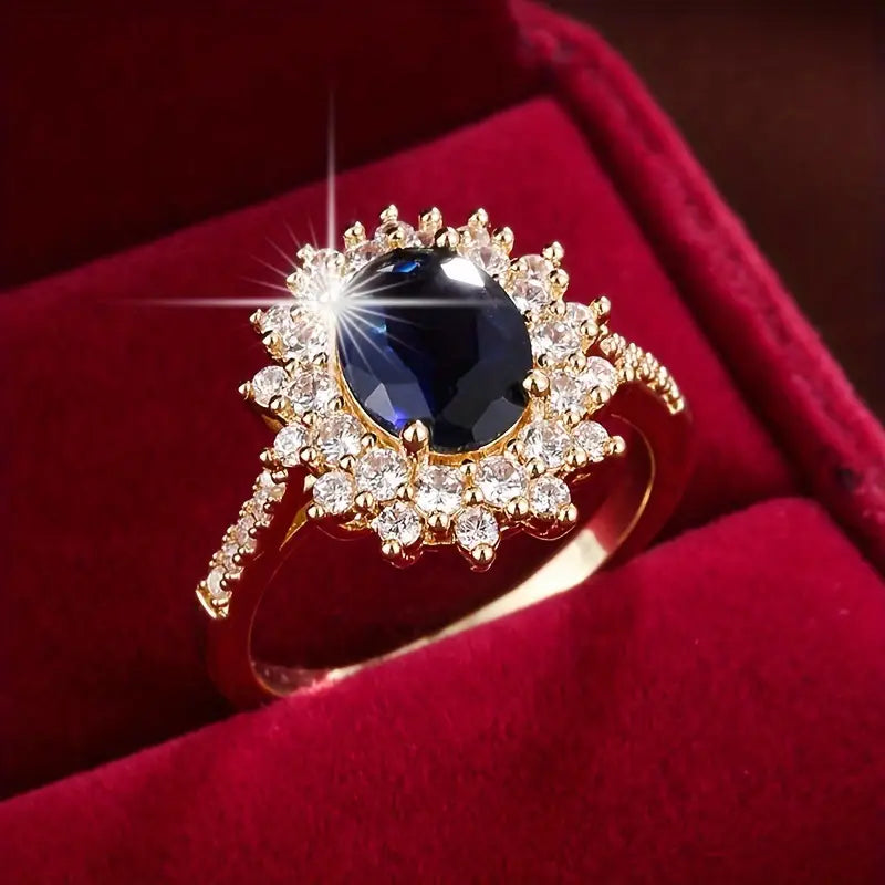 Vionne | Sapphire Gold Ring