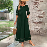 Evelyn | Elegant Maxi Dress With Tummy Coverage