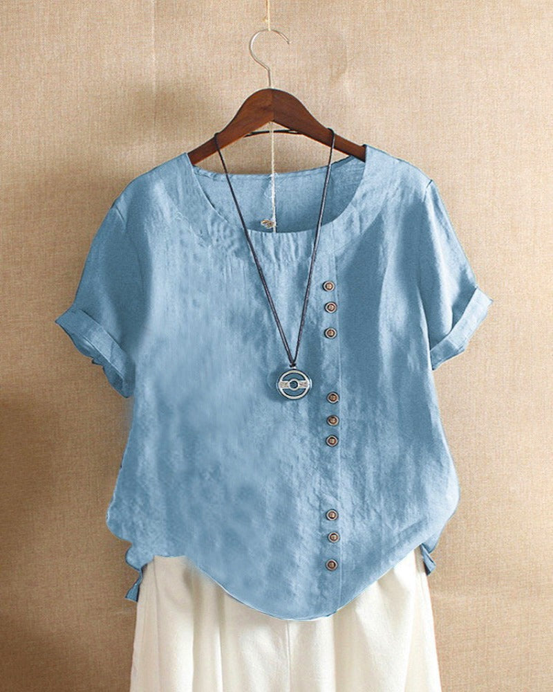 Noelle™ | Casual Simple Blouse