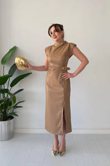 Leona | Classic Belted Dress