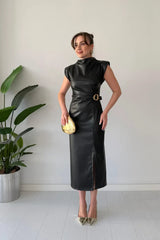 Leona | Classic Belted Dress