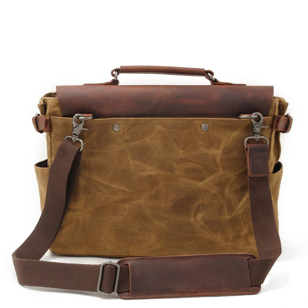Canvas Crossbody Messenger Bag | Caius 
