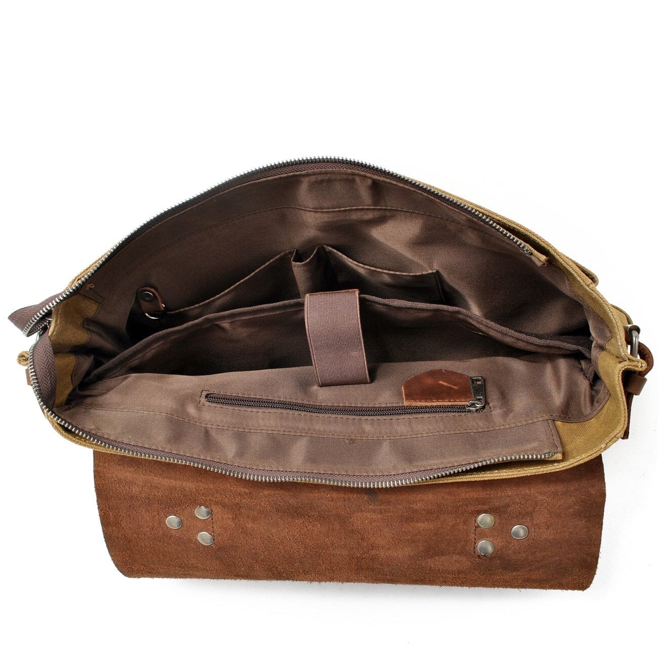Canvas Crossbody Messenger Bag | Caius 