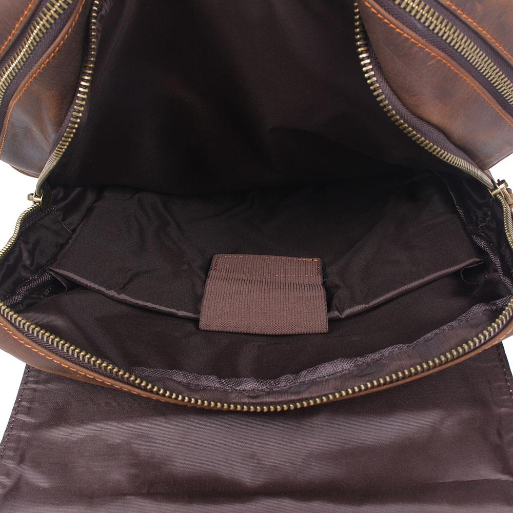 Stellan™ | Brauner Leder-Rucksack