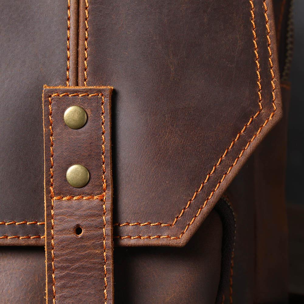 Stellan™ | Brauner Leder-Rucksack