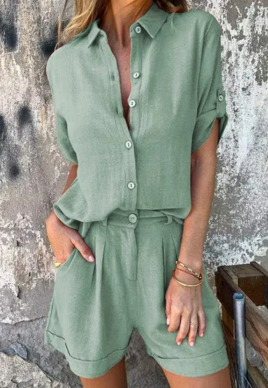 Kinsley™ | Summer linen set