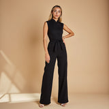 Aurelia™ | Flowing sleeveless jumpsuit