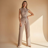 Aurelia™ | Flowing sleeveless jumpsuit