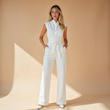 Aurelia™ | Flowing sleeveless jumpsuit