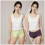 SUPER WEICHE BOYSHORTS BAUMWOLL-SLIP - ROTE HERZEN