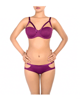 CAGE CUP PUSH UP BRA SET 