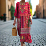 Rita | Flowy Ethnic Dress
