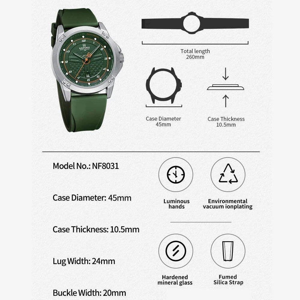 NAVIFORCE Men's Sport Quartz Watch